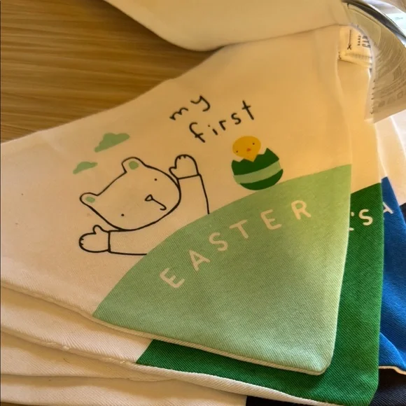 Colorful Holiday Baby Bandana Bib Set - Picture 8 of 14